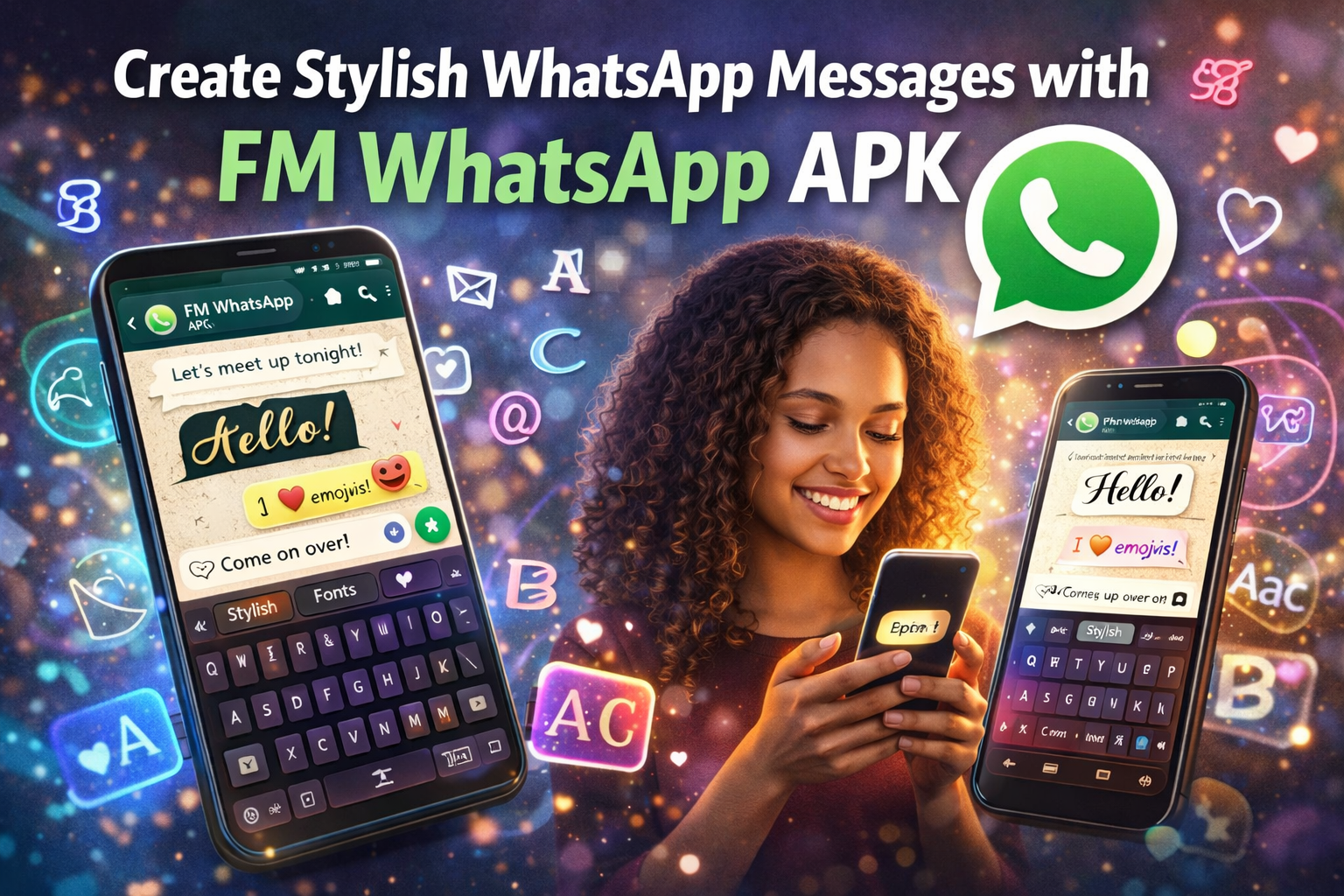 Create Stylish WhatsApp Messages with FM WhatsApp APK